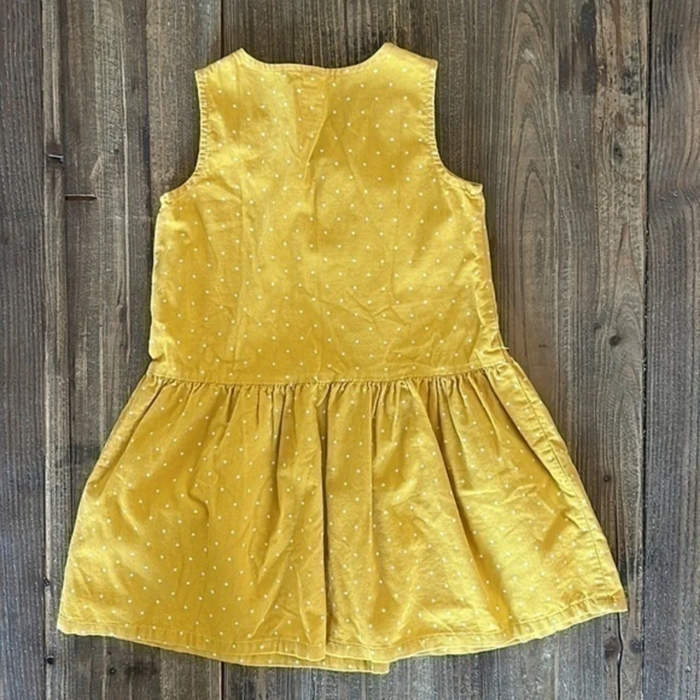 Gap polka dot dress Mustard Color Size 4T